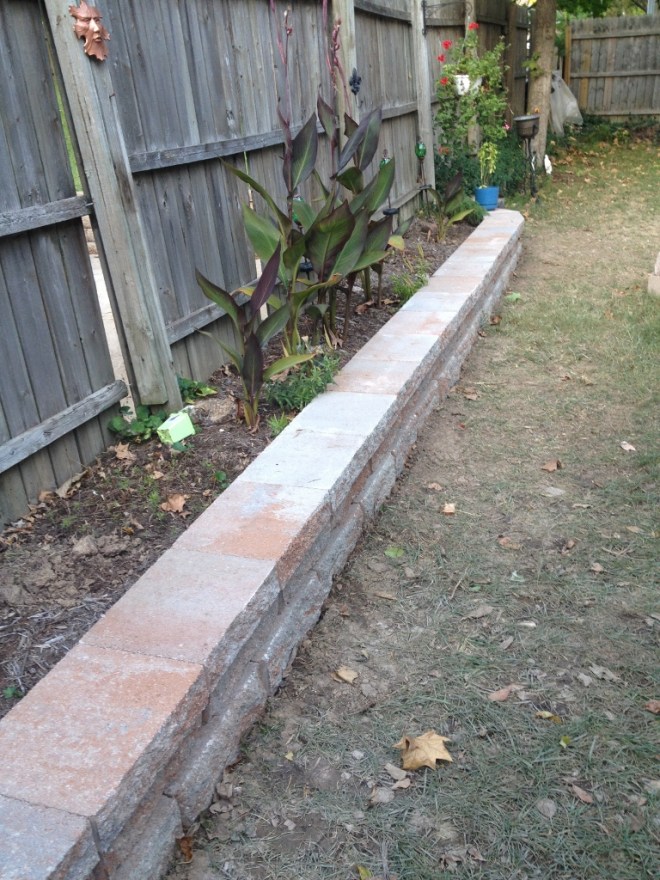 View of the length of the bed. This photo was taken from the gate